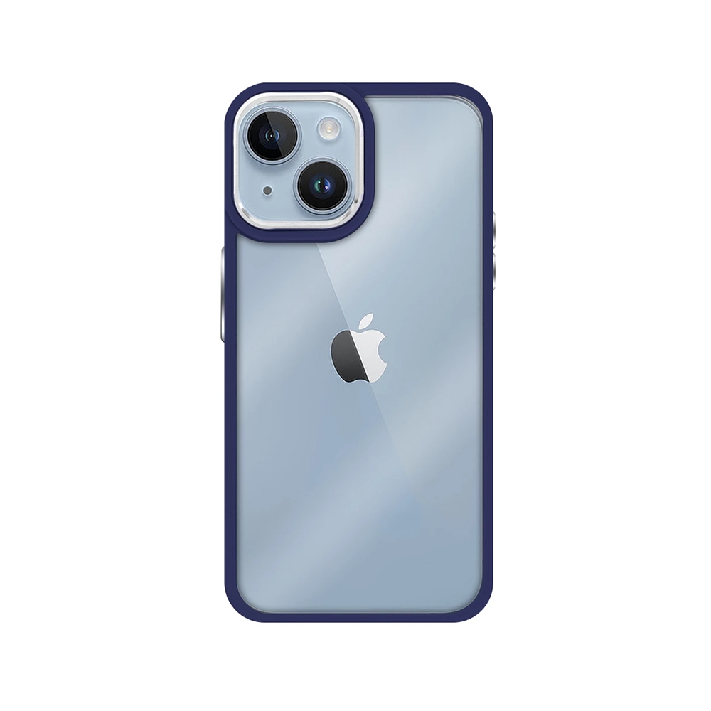 Carcasa antigolpes con borde cámara de aluminio para iPhone 14