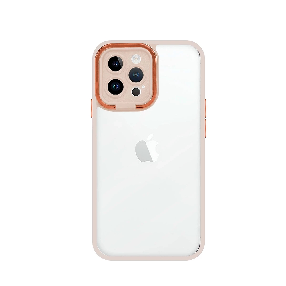 carcasa-premium-antigolpes-con-soporte-y-borde-cámara-para-iPhone-14-Pro-rosa